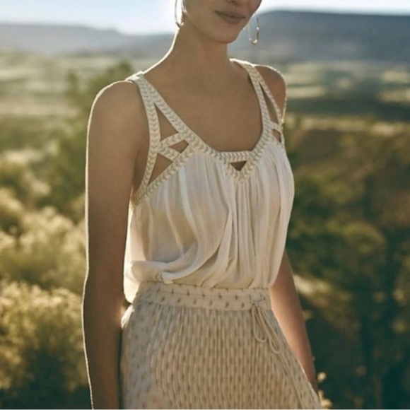 Anthropologie - Vanessa Virginia, cutwork gauze tank - Picture 13 of 14